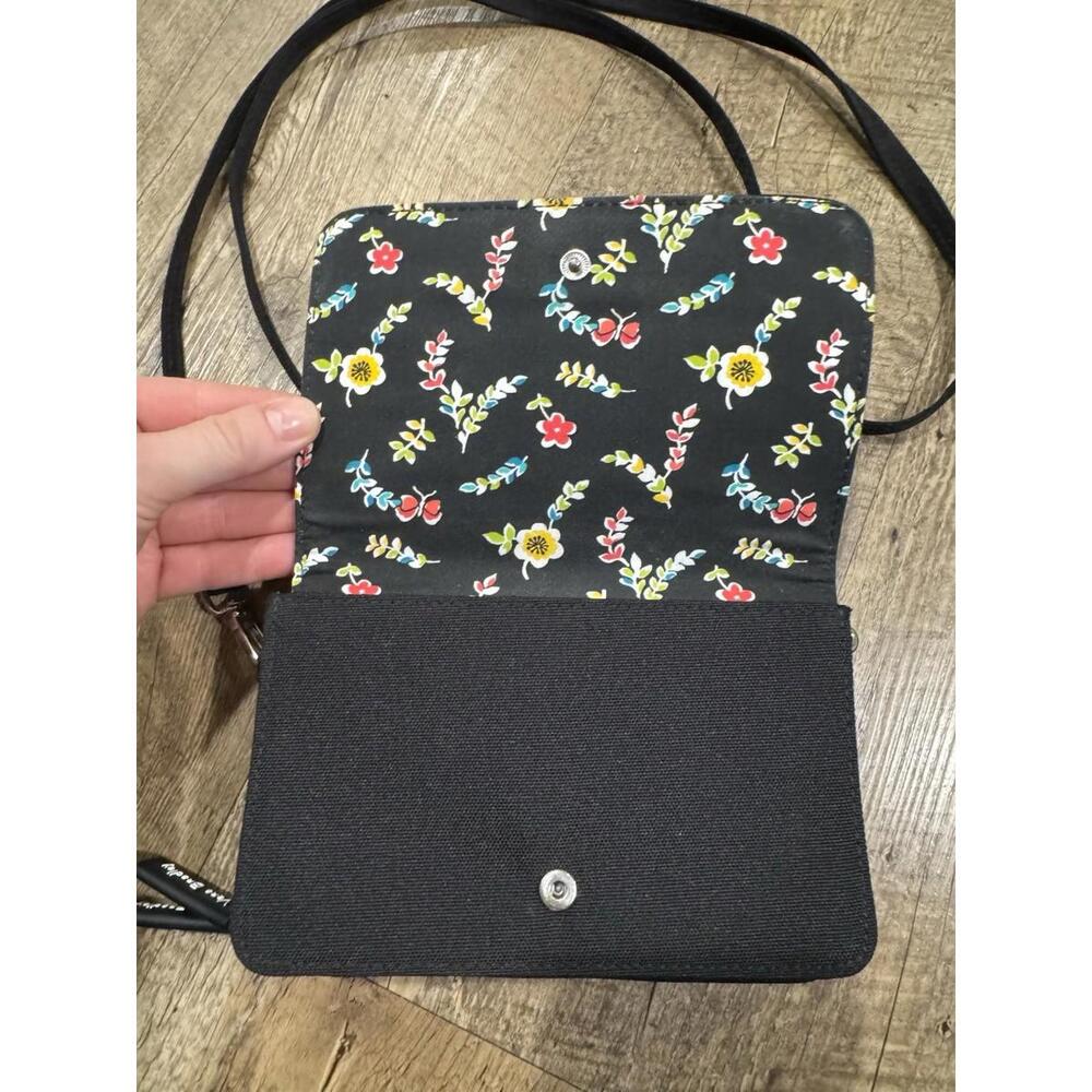 Vera Bradley Black Crossbody Wallet - Picture 2 of 5